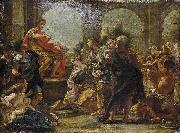 Giovanni Battista Gaulli Called Baccicio The Continence of Scipio oil painting